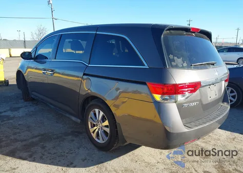 2014 Honda Odyssey Ex from USA, damaged, VIN 5FNRL5H43EB125778